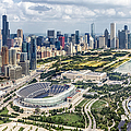 Soldier Field and Chicago Skyline